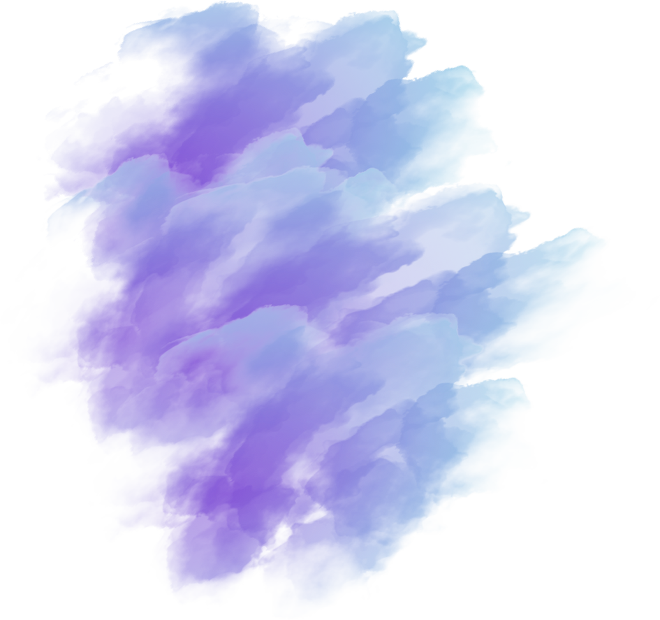 purple gradient splash watercolor brush
